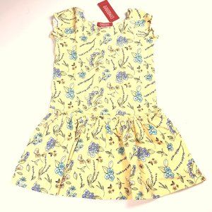NWT Gymboree Girl Floral Drop Waist Knit Dress Size 3